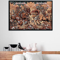 Metallica Ram Reaper Canvas Wall Art – Collector’s Full Show Edition June 2