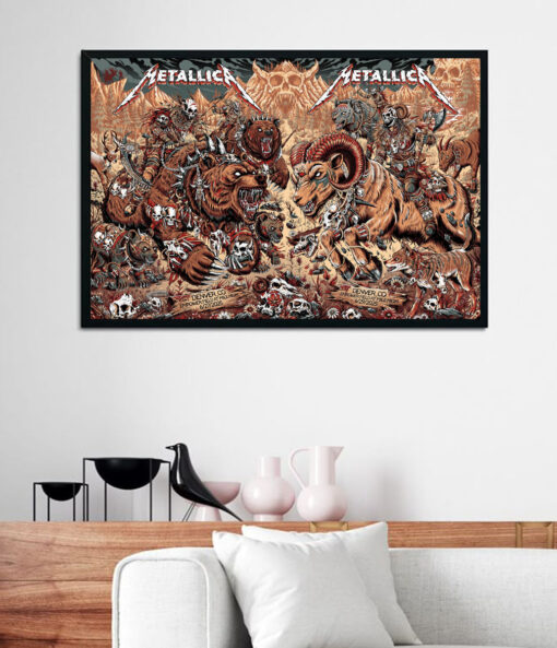 Metallica Ram Reaper Canvas Wall Art – Collector’s Full Show Edition June 2