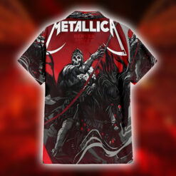 Metallica Skull Warriors Hawaiian Shirt Denver Night 1 M72 Tour 2025 Limited Edition 3