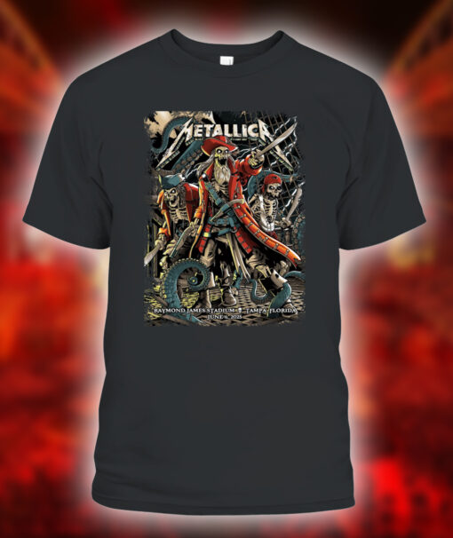 Metallica T Shirt – M72 World Tour Tampa Florida June 6 2025 – Snake Pit Graphic Design 2