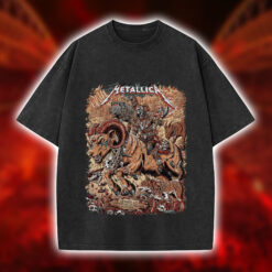 Metallica Washed T Shirt – Denver June 29 M72 Tour 2025 Night 2 Limited Edition