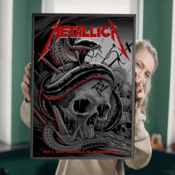 1Metallica M72 World Tour 2025 Nashville Tennessee Poster May 1 at Nissan Stadium 1