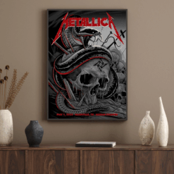 1Metallica M72 World Tour 2025 Nashville Tennessee Poster May 1 at Nissan Stadium 3