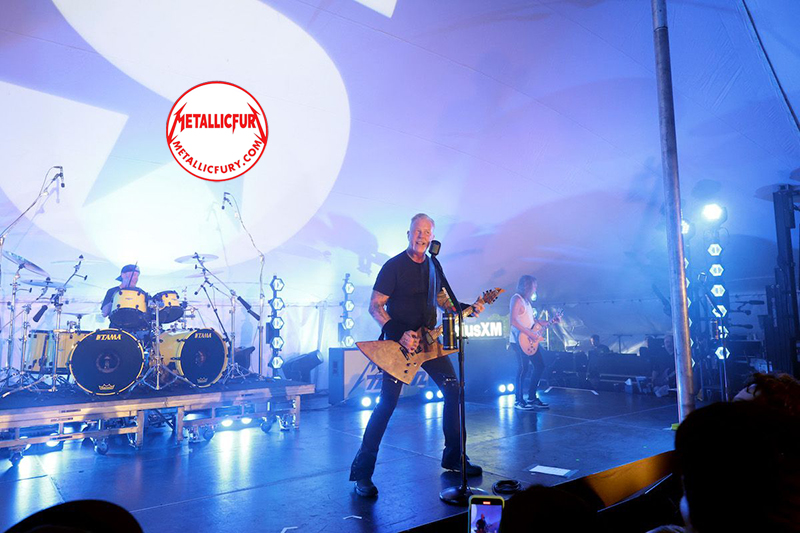 Metallica Performs Live For SiriusXM At Stephen Talkhouse In Amagansett NY