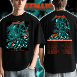 Metallica Call‑of‑Ktulu T‑Shirt – M72 Tour 2025 – Tampa June 6 & 8 – Cthulhu Horror Artwork