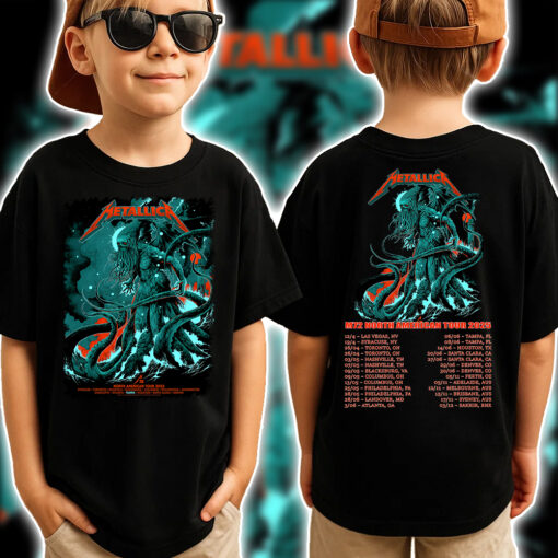 Metallica Call‑of‑Ktulu Kids T Shirt M72 Tour 2025 Tampa June 6 8 Cthulhu 1