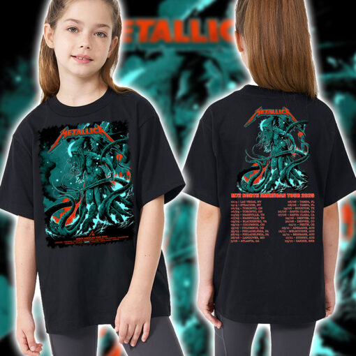 Metallica Call‑of‑Ktulu Kids T Shirt M72 Tour 2025 Tampa June 6 8 Cthulhu 2
