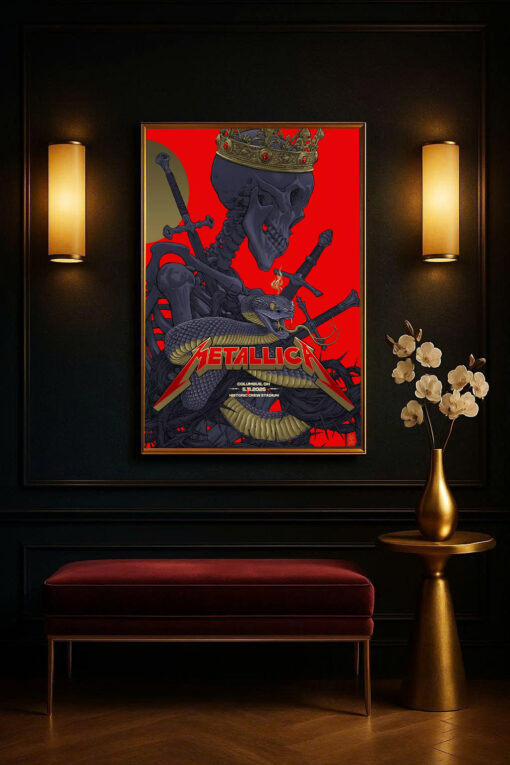 Metallica Columbus Poster M72 Tour Night 2 May 11 2025 at Sonic Temple 2