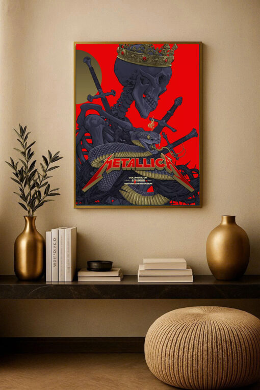Metallica Columbus Poster M72 Tour Night 2 May 11 2025 at Sonic Temple