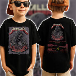 Metallica Kids T Shirt Full Setlist Edition M72 Tour Landover May 28 2