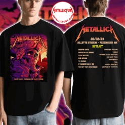 Metallica M72 2024 Foxborough Night 1 T Shirt August 2 Gillette Stadium 1