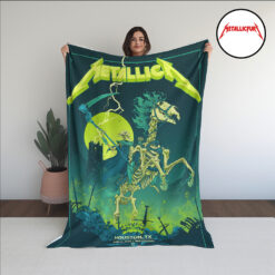 Metallica M72 2025 Houston Blanket NRG Stadium June 14 Tour Merch Full Show Collectors Edition