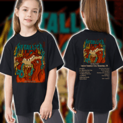 Metallica M72 Philadelphia Kids T Shirt Demon Eating the Cheesesteak Design May 25 2025 1
