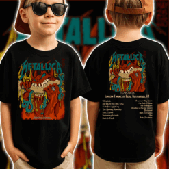 Metallica M72 Philadelphia Kids T Shirt Demon Eating the Cheesesteak Design May 25 2025 2