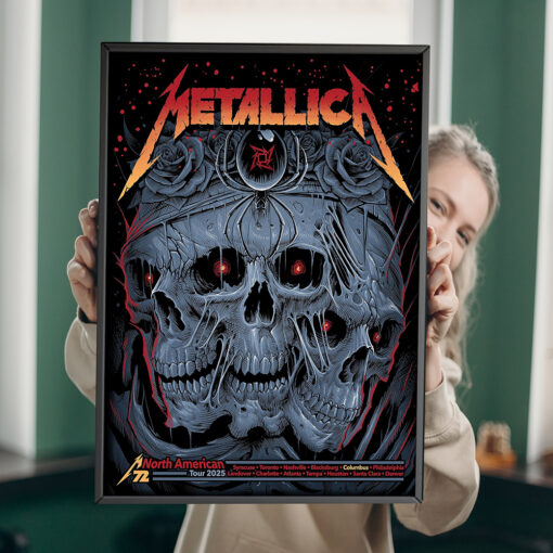 Metallica M72 Sonic Temple 2025 Poster Maxx 242 Kathleen Goff 1