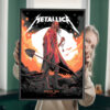 Metallica M72 Tour 2025 Houston Poster Lone Wanderer Key Art June 14 at NRG Stadium 1