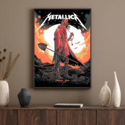 Metallica M72 Tour 2025 Houston Poster Lone Wanderer Key Art June 14 at NRG Stadium 3