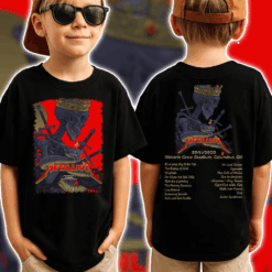 Metallica M72 World Tour 2025 Kids T shirt Columbus May 11 2
