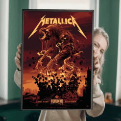 Metallica M72 World Tour 2025 Poster Canvas Wall Art Toronto ON April 26 at Rogers Centre 1