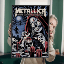 Metallica M72 World Tour 2025 Poster Santa Clara CA June 22 at Levi’s Stadium 1