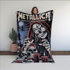 Metallica M72 World Tour Blanket Santa Clara Exclusive June 22 2025 at Levis Stadium