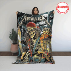 Metallica M72 World Tour Blanket Tampa June 8 2025 Raymond James Stadium Florida