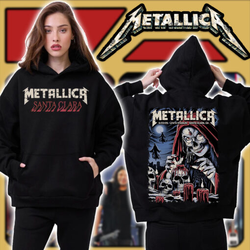 Metallica M72 World Tour Hoodie Santa Clara June 22 2025 Levi’s Stadium California Two Sided Event Design 2