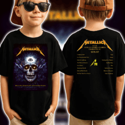 Metallica M72 World Tour Kids T Shirt Charlotte May 31 2025 2