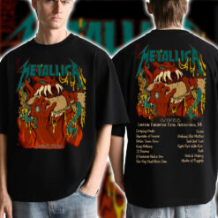 Metallica M72 World Tour Philadelphia T Shirt May 23 2025 at Lincoln Financial Field 3