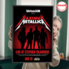 Metallica M72 World Tour Poster Amagansett August 28 2025 The Stephen Talkhouse New York SiriusXM Maximum Metallica 1
