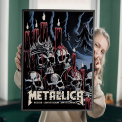 Metallica M72 World Tour Poster Santa Clara Levis Stadium June 20 1