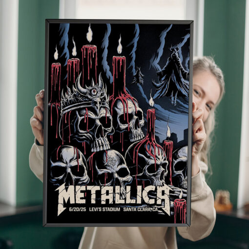 Metallica M72 World Tour Poster Santa Clara Levis Stadium June 20 1