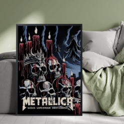 Metallica M72 World Tour Poster Santa Clara Levi’s Stadium June 20 2