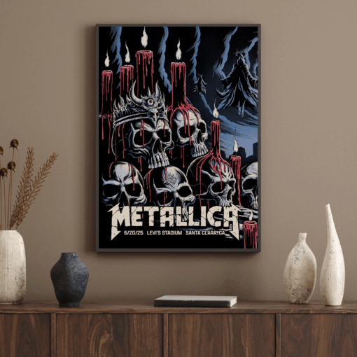 Metallica M72 World Tour Poster Santa Clara Levi’s Stadium June 20 3