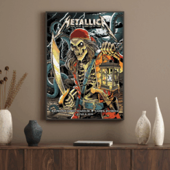 Metallica M72 World Tour Tampa Poster June 8 2025 Raymond James Stadium Concert Wall Art 1
