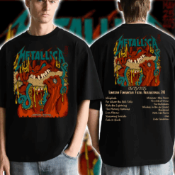 Metallica Philadelphia 5 25 2025 T‑Shirt Full Setlist Edition at Lincoln Financial 2
