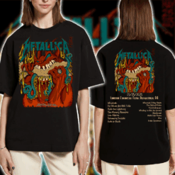 Metallica Philadelphia 5 25 2025 T‑Shirt Full Setlist Edition at Lincoln Financial