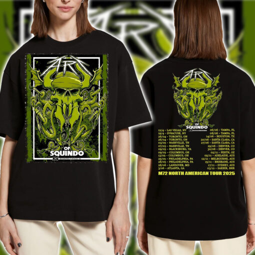 Metallica Squindo 104 Seasons of Art T Shirt Limited Edition Skull Tentacles 1