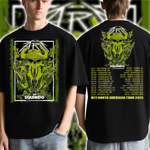 Metallica Squindo 104 Seasons of Art T Shirt Limited Edition Skull Tentacles 2