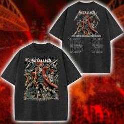 Metallica Tampa Night 1 Washed T Shirt M72 World Tour 2025 June 6 at Raymond James Stadium 1