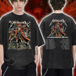 Metallica Tampa Night 1 Washed T Shirt M72 World Tour 2025 June 6 at Raymond James Stadium 2