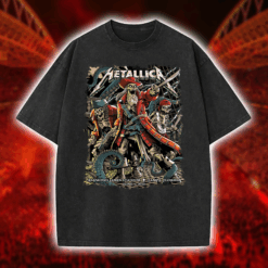 Metallica Tampa Night 1 Washed T Shirt M72 World Tour 2025 June 6 at Raymond James Stadium 4