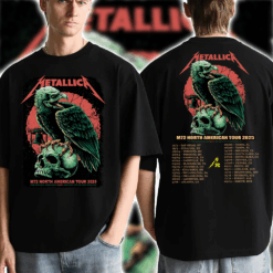 metallica m72 world tour t shirt philadelphia eagle skull design 1