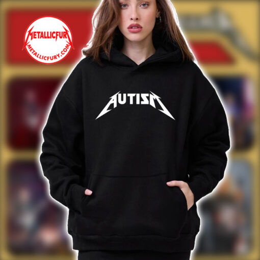 Autism Metallica Parody Hoodie Funny Neurodivergent Graphic Limited Edition 2