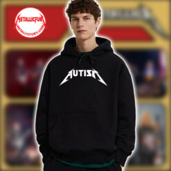 Autism Metallica Parody Hoodie Funny Neurodivergent Graphic Limited Edition 3