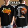 Metallica Flaming Skull 1994 Tour T-Shirt Vintage Heavy Metal Band Tee 1