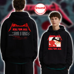 Metallica Kill ’Em All Hoodie Iconic Debut Album 1983 Artwork Unisex Pullover 3