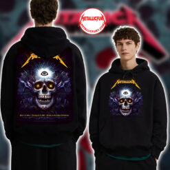 Metallica M72 Charlotte Skull Design Hoodie Bank of America Stadium May 31 2025 3