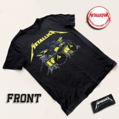 Metallica M72 Lars Ulrich Drum Set T-Shirt Band Instrument Tee 1