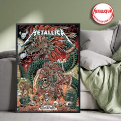 Metallica M72 Mexico City 2024 Night 4 Poster September 29 Exclusive Collectible Artwork 2